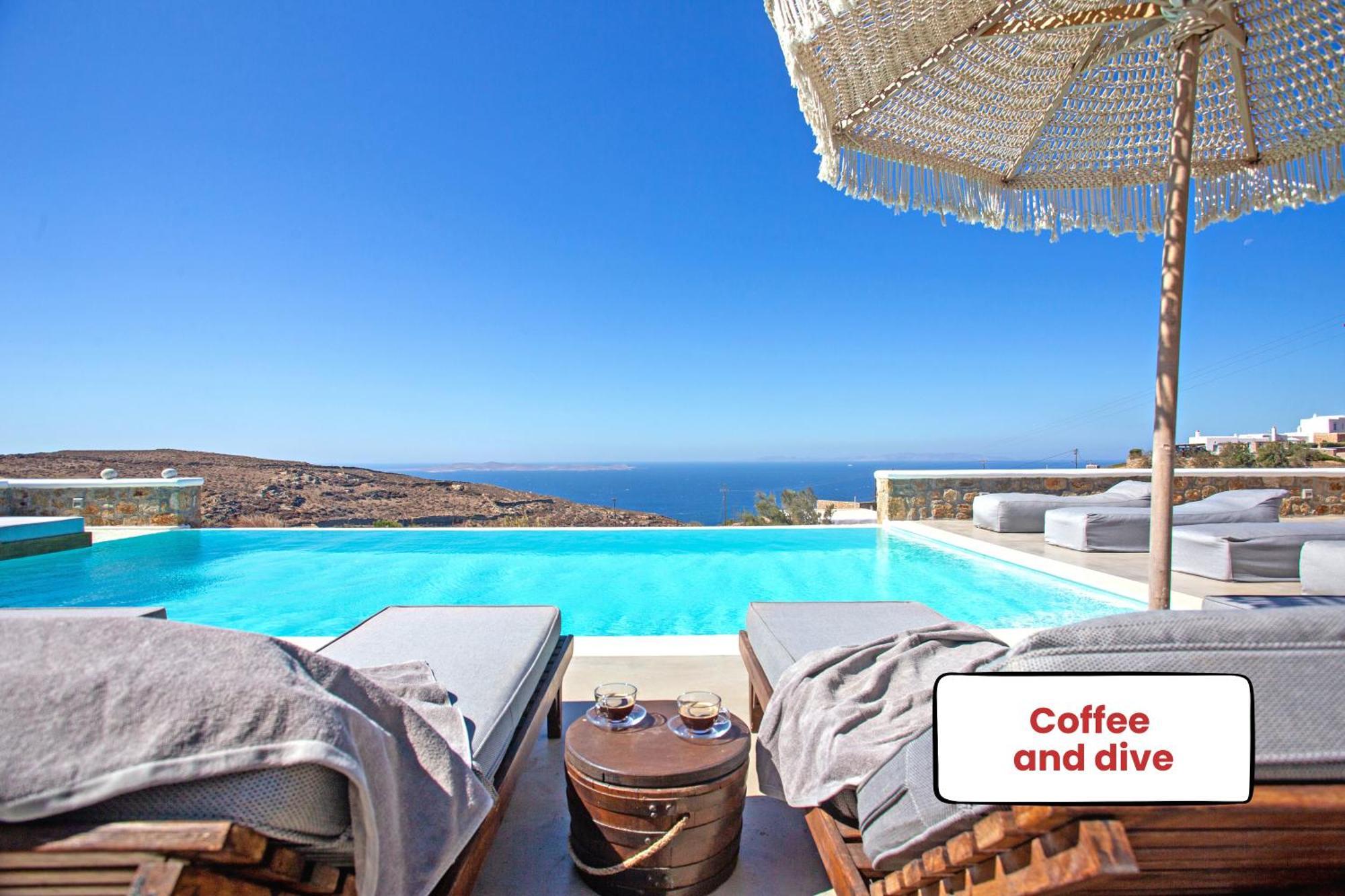 Fanari  Villa Panamera Mykonos, Private Heaven, Supreme View! מראה חיצוני תמונה