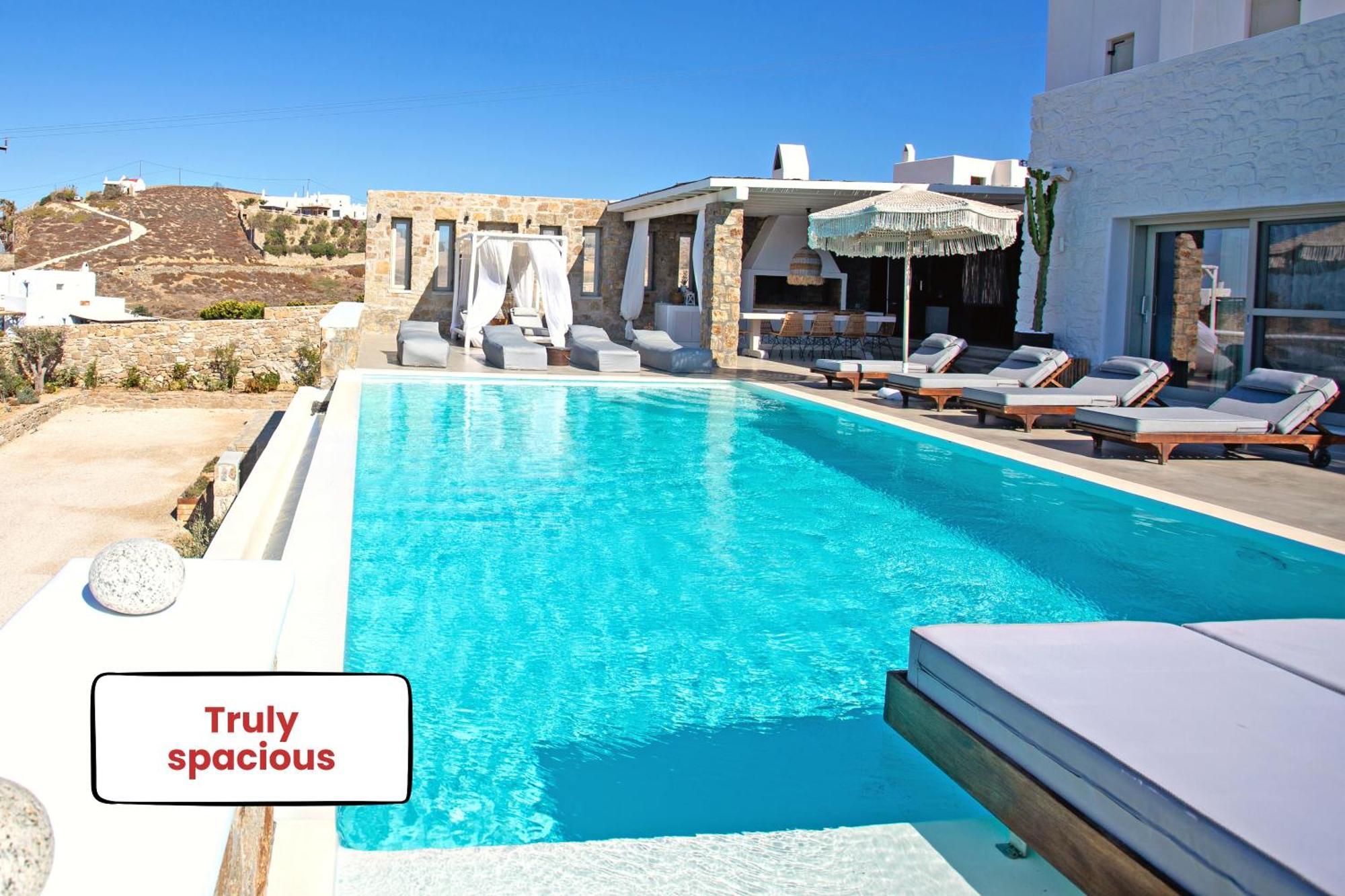 Fanari  Villa Panamera Mykonos, Private Heaven, Supreme View! מראה חיצוני תמונה