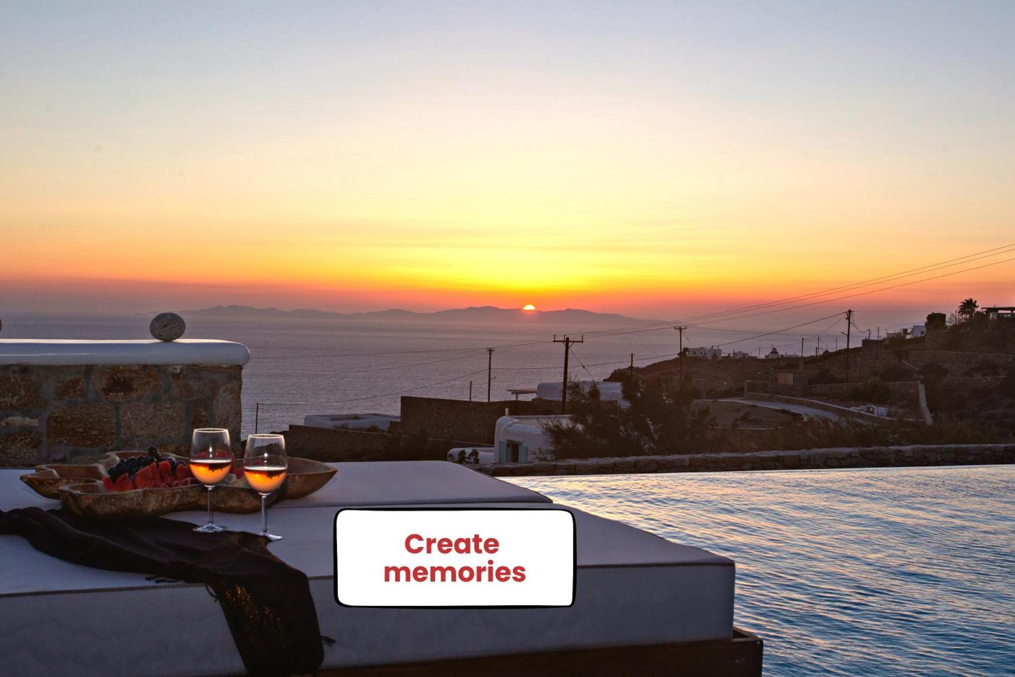 Fanari  Villa Panamera Mykonos, Private Heaven, Supreme View! מראה חיצוני תמונה