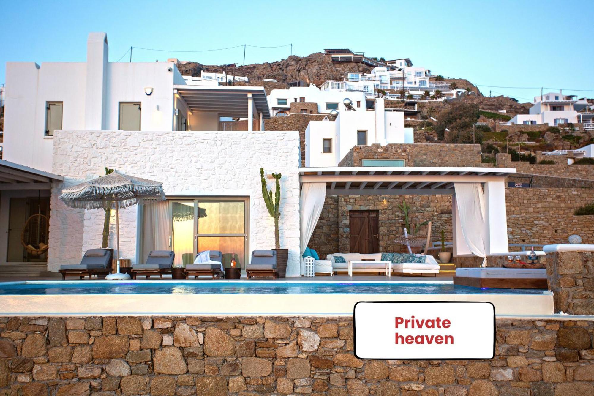 Fanari  Villa Panamera Mykonos, Private Heaven, Supreme View! מראה חיצוני תמונה
