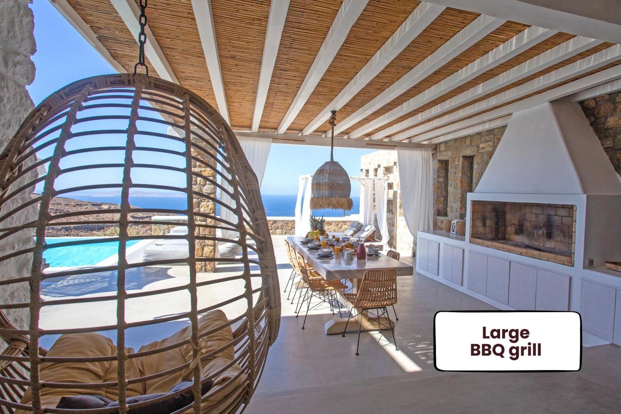 Fanari  Villa Panamera Mykonos, Private Heaven, Supreme View! מראה חיצוני תמונה